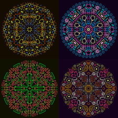 Mandala. Round Ornament Pattern