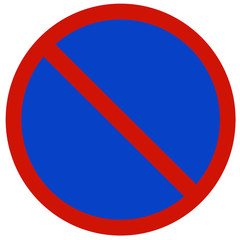 No stop Traffic Sign  board