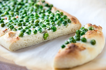 Green peas pie