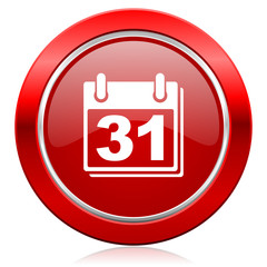 calendar icon organizer sign agenda symbol