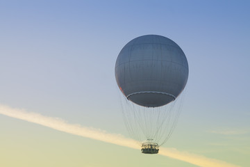 Gas Balloon against the Sky