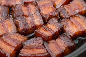 Vietnamese caramelized pork belly in clay pot
