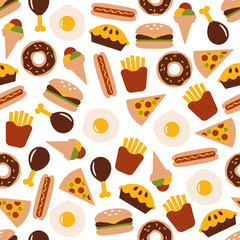 food seamless pattern