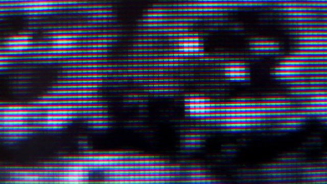 LCD TV Static Macro