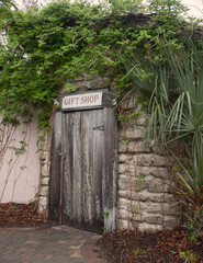 Gift Shop Entrance St Augustine Florida