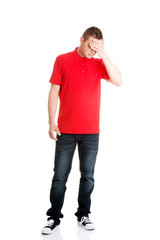 Fototapeta premium Man with a headache