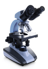 Microscope isolated on white