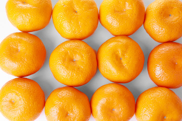 Tangerines close-up