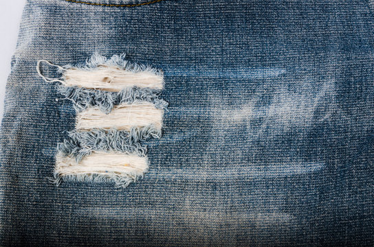 Close up jeans texture