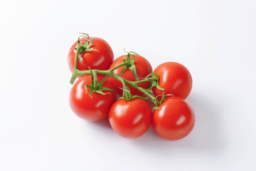 Bunch of fresh red tomatoes