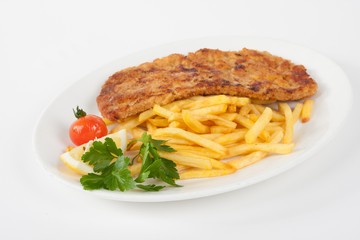 Wiener Schnitzel with french fries