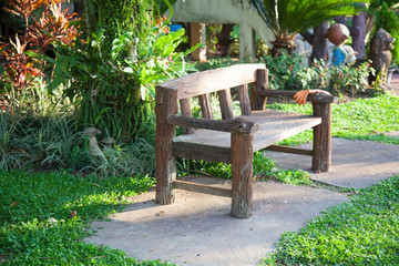 Bench on the path