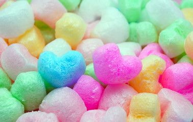 rainbow decoration heart ball