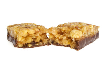 Energy bar isolated on white background