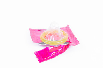 unwrap yellow condom