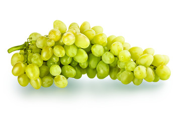 isolated bunch of grapes