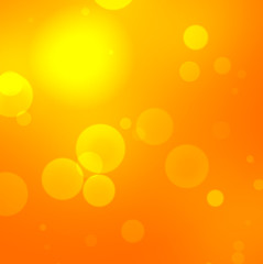 blurred orange background with concentric outlines