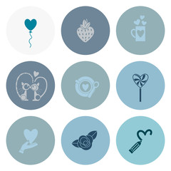 Happy Valentines Day Icons