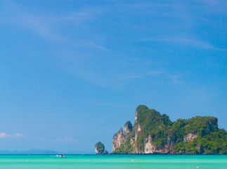 High Cliff Idyllic Island