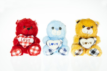 Three Teddy bear