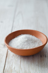 Bowl with salt