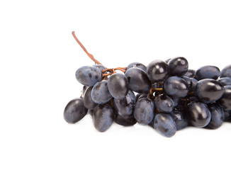 Bunch of blue grapes.