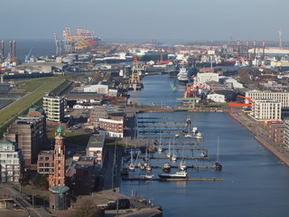 Obraz premium Hafen von Bremerhaven