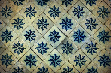 Vintage azulejos, traditional Portuguese tiles