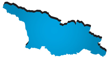 Vector map of Georgia