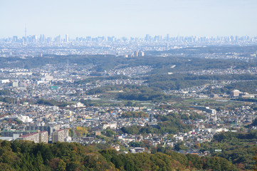 高尾山からの眺望