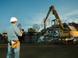 inspecting recycling process