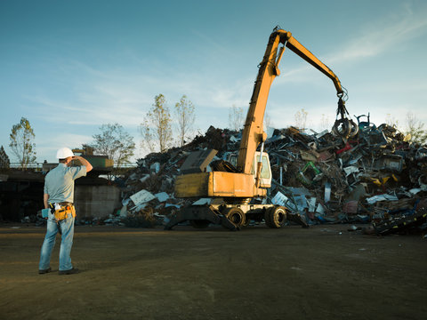 scrap metal landfill