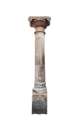 architectural column on a white background
