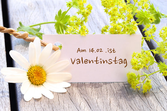 Blumen zum Valentinstag