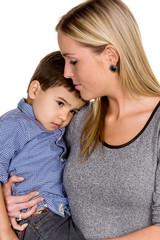 Mutter und Sohn