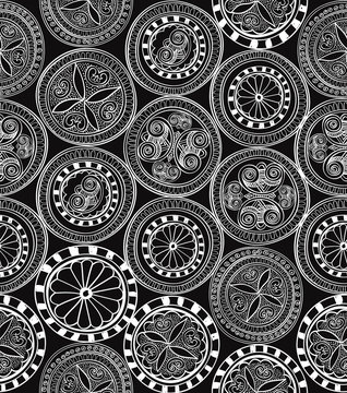 Abstract geometric seamless background Ethnic texture pattern