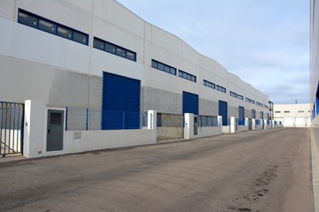 Obraz premium Almacén industrial