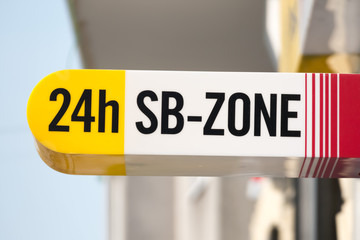 Fototapeta premium 24 SB-Zone Schild