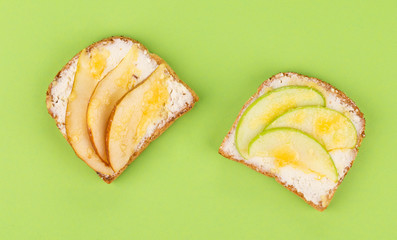 delicious fruit sandwiches