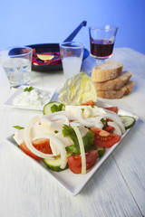 Griechischer Salat mit Paprika florini
