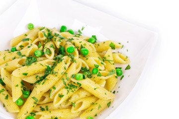 Pasta with parsley