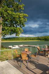 Am Ellerth&auml;user See, Landkreis Schweinfurt, Unterfranken, Deuts