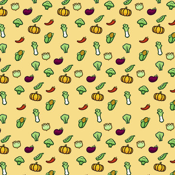 pattern vegetables