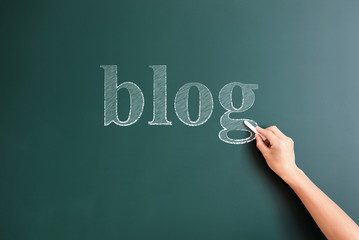 writing blog on blackboard