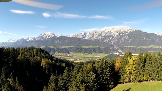 Flying in the Mountains - Aerial Flight
