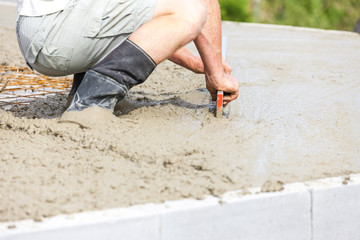 construction of a house