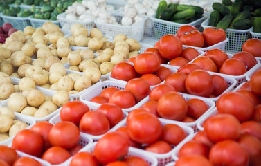 Vegetables at the Farmers Market