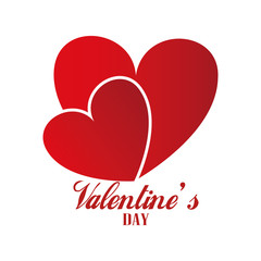 Valentines day design, vector illustration.