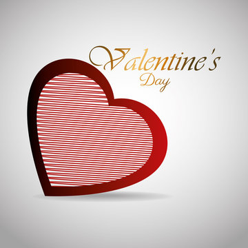 Valentines day design, vector illustration.