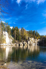 Piskovna lake, Teplice-Adrspach Rocks, Czech Republic